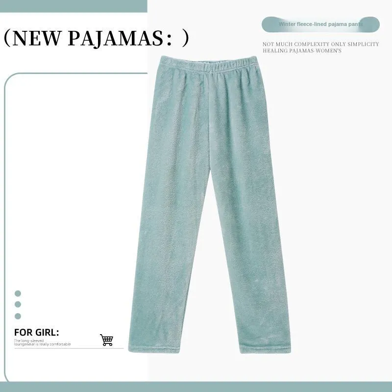 MADALLO Pajama Pants Women's Teal-1