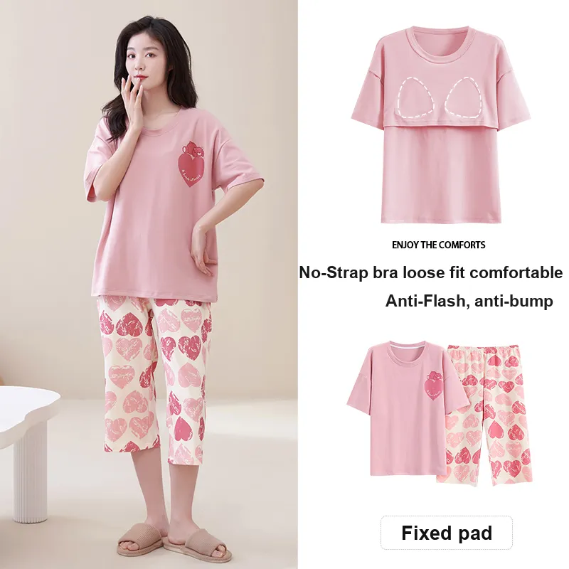 MADALLO Pajama Set Women's Peach-2