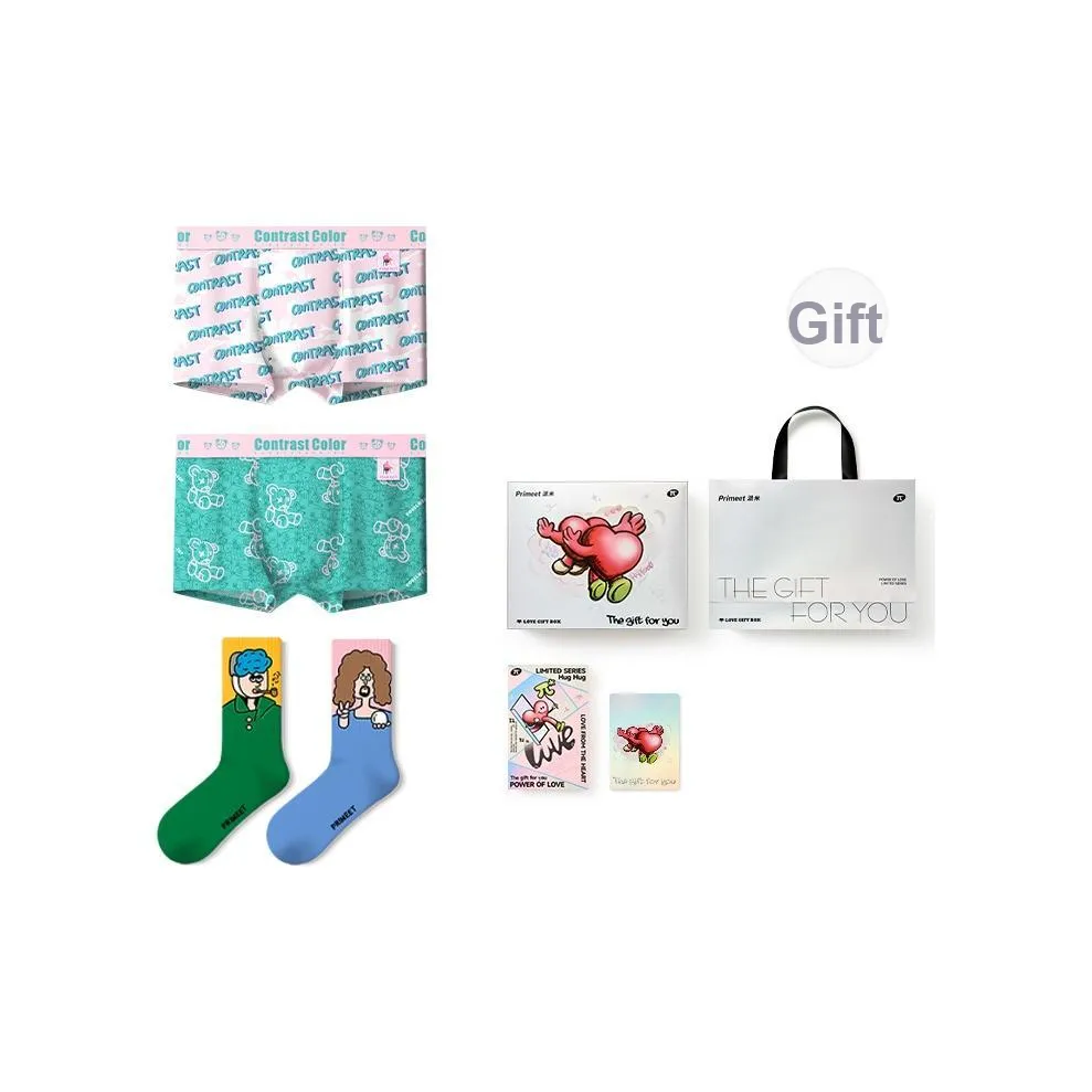 PRIMEET Men's Underwear Gift Box 3 Pack PRIMEET Мужское нижнее белье Подарочная коробка 3 упаковки