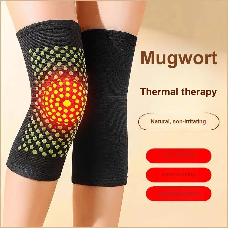 Pinjian Running Hiking Unisex Cotton Latex Thread Knee Pads-1