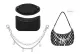 Double-Layer Decorative Chain Stars 35cm+Dralon Liner