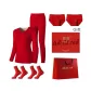 Women's-Thermal Set+Red Underpants *2+Red Socks *2