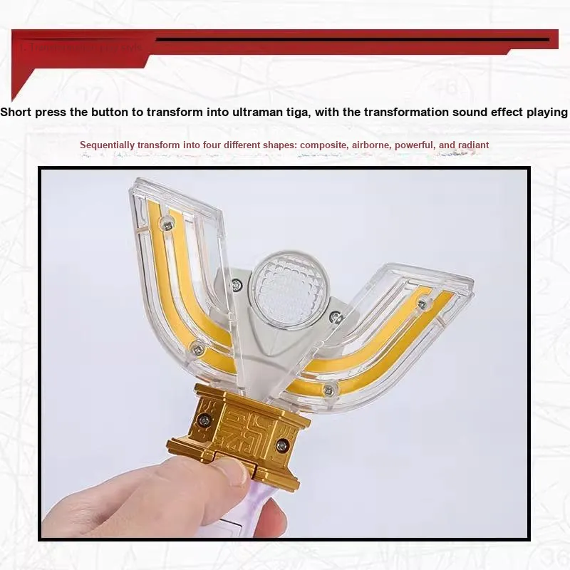 BANDAI, Ultraman Tiga, Mini Diga Light Stick Hobby Model-2