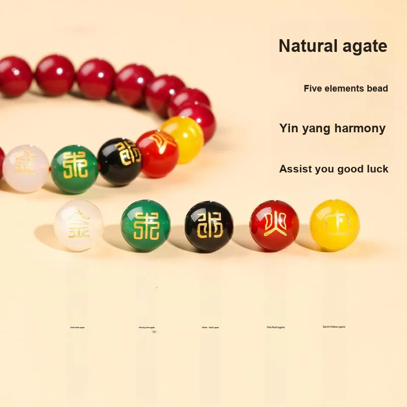 Xiang Yin Cinnabar Passed The Fragrance Five Elements Balance Wealth Unisex-1