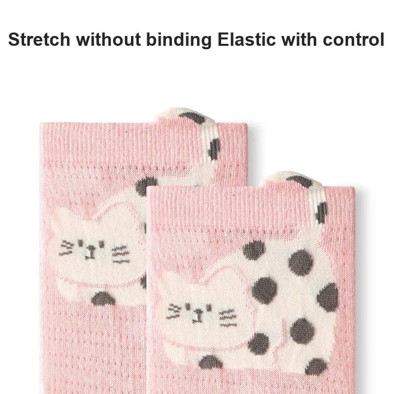 Primeet Mid Calf Socks Women's 5 Pack Cat And Dog Paradise-13
