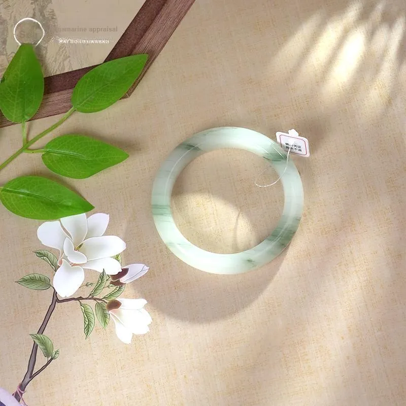 HAIZHIDONGJIANBAO Tianshan Jade Bangles Women's-1