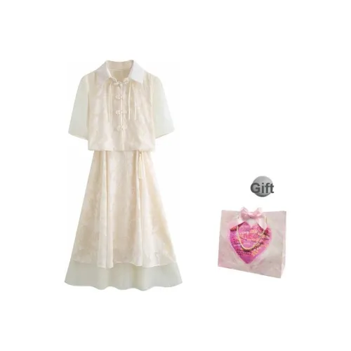 CHICCLO Комплект с юбкой Женские Желтый