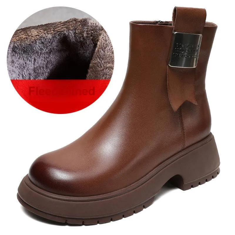 Devanro Ankle Boots 5.0cm Women's-8