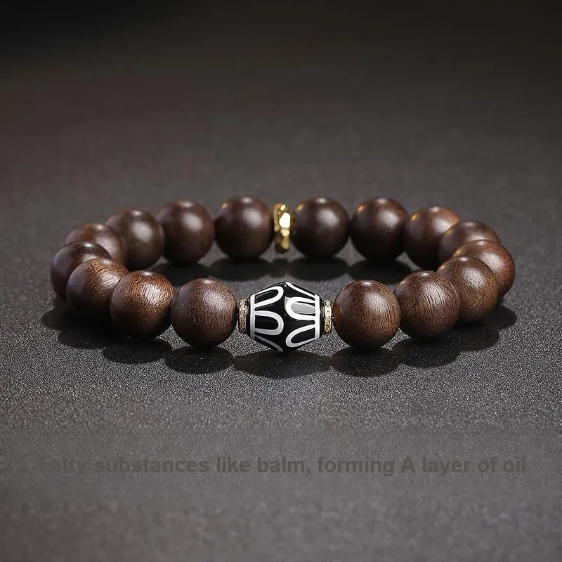 MUSHENGYUAN Fragrance Agarwood Bracelets Unisex-3