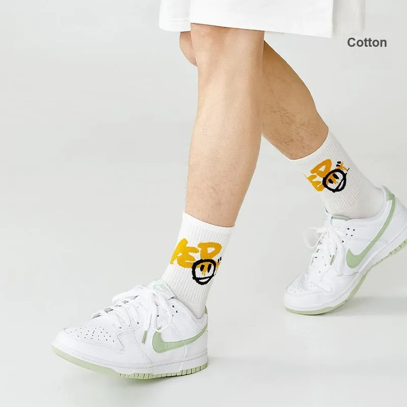 B&C.Room Mid Calf Socks Unisex 5 Pack-36