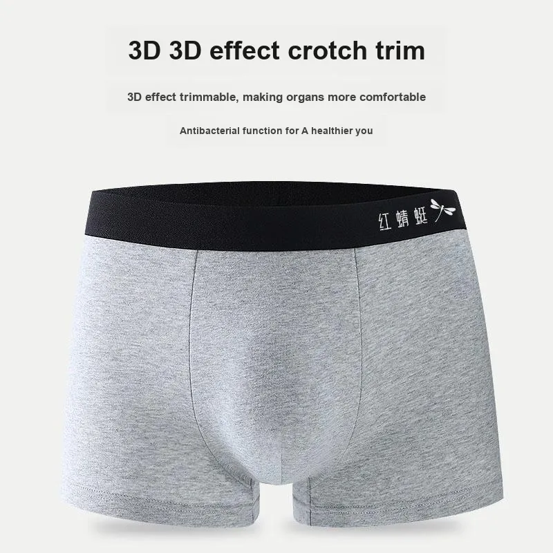 RED DRAGONFLY Cotton Panties Men's 3 Pack Gift Box Set-9