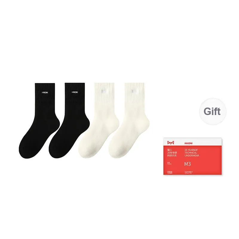 MIIOW Trend Party Series Mid Calf Socks Men's Shopping Bag Combo Set-8