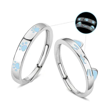 GUDS GAVE S999 Fine Silver Rings Unisex