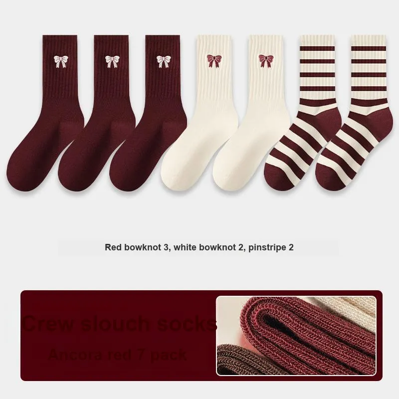 KJ Mid-Calf Socks Unisex Multi Combo Set-53
