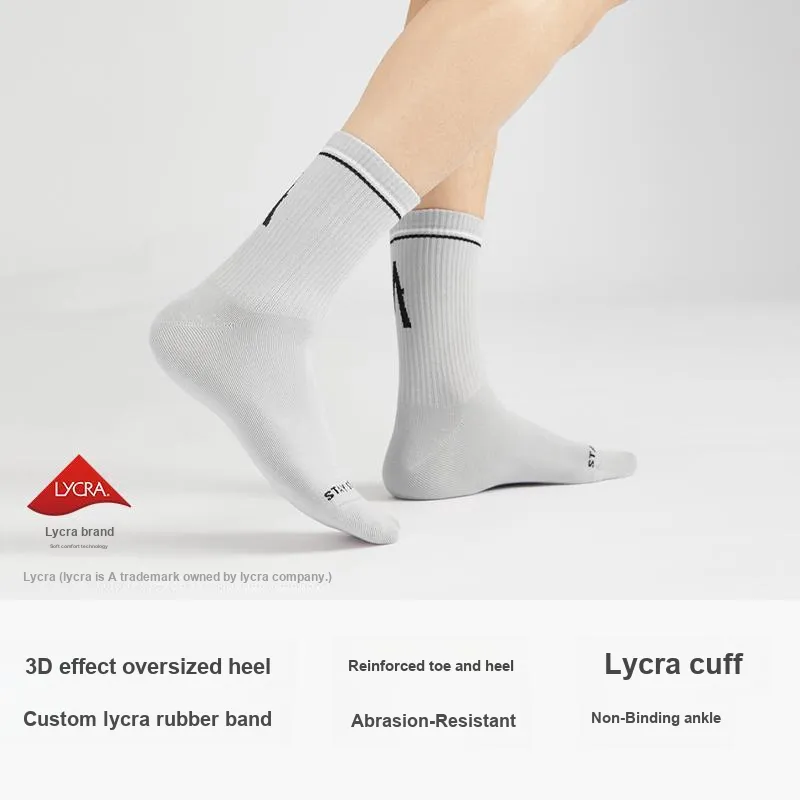 B&C.Room Mid Calf Socks Men's 5 Pack-3