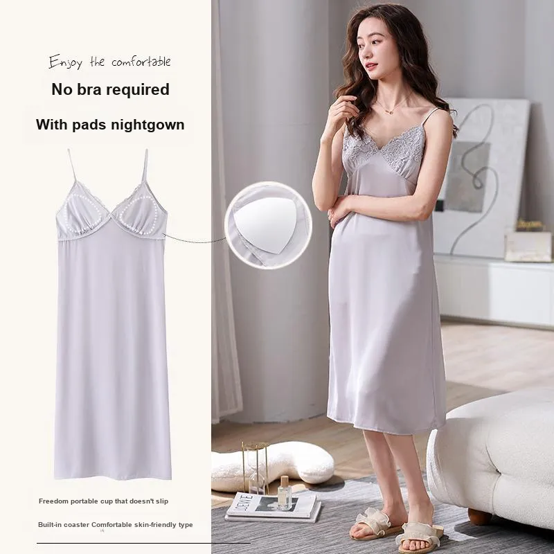 MIIOW Cool One Summer Series Nightgown Women's Light Purple-1