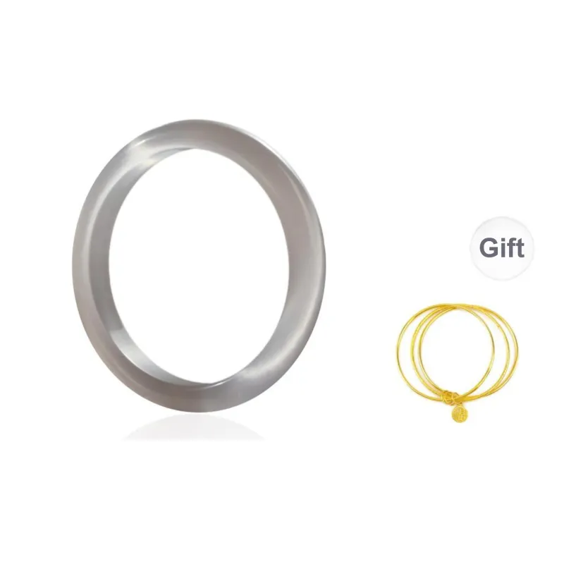 ZHUOJIN Glass Cat Eye Bangles Women's-0