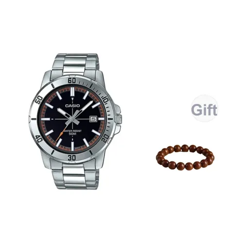 CASIO Кварцевый механизм Часы Мужские Черный циферблат