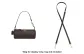 Black Adjustable 90-120cm Shoulder Strap[for Crossbody Use]