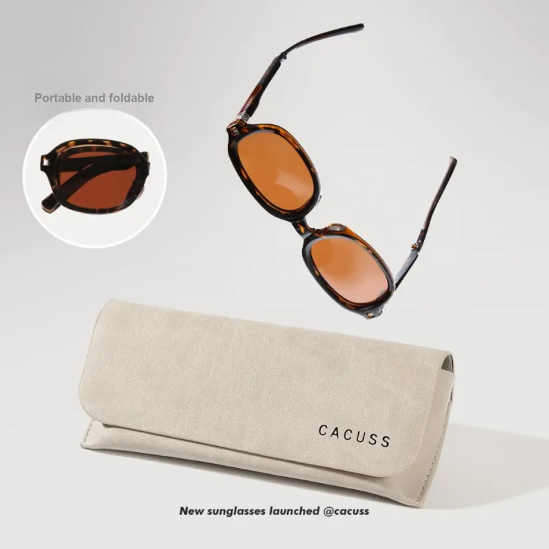 CACUSS Junior TR/Memory Plastic Oval Sunglasses Unisex-5