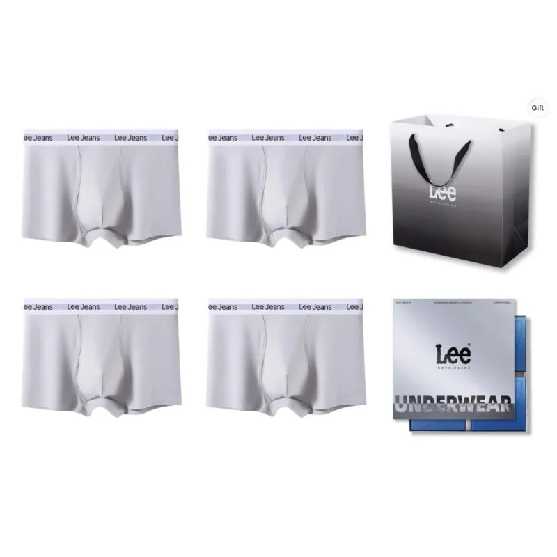Lee Underpants Men's 4 Pack Box+Shopping Bag-30