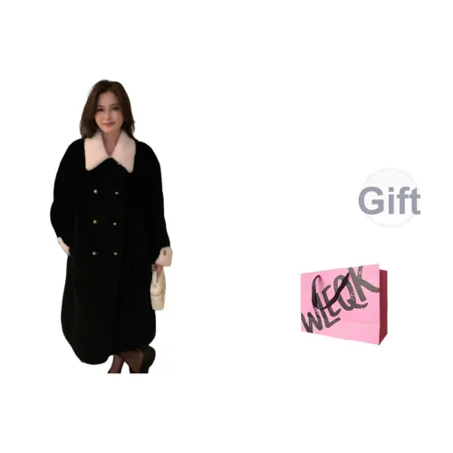 CTRTRC Черный Женские Меховые изделия