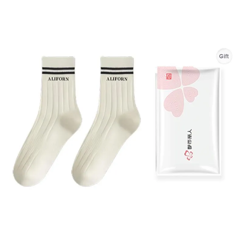 Urban Beauty Mid Calf Socks Women's 5 Pack-11