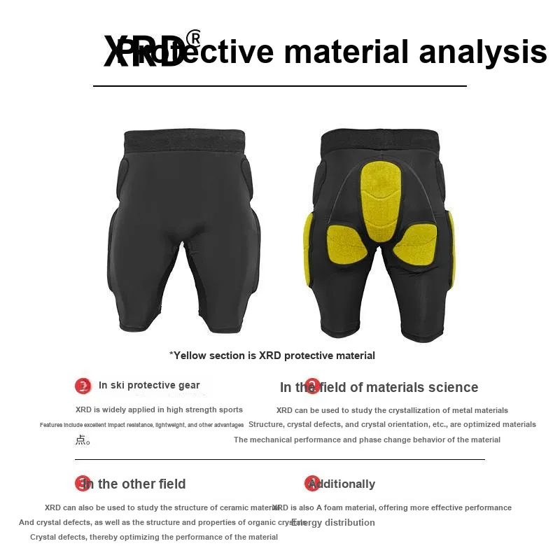 TSEWANG Ski Protective Gears XRD Kevlar Hip Protector Unisex-2