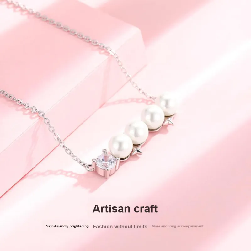 I DO Pearl Necklaces Women's-2