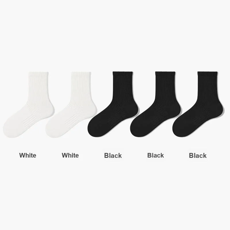 B&C.Room Mid Calf Socks Men 5 Pack-5