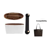 Brown DuPont Paper Liner+Invisible Pressure-Relief Shoulder Pads-City33 Black Brown[Two-Piece Set]