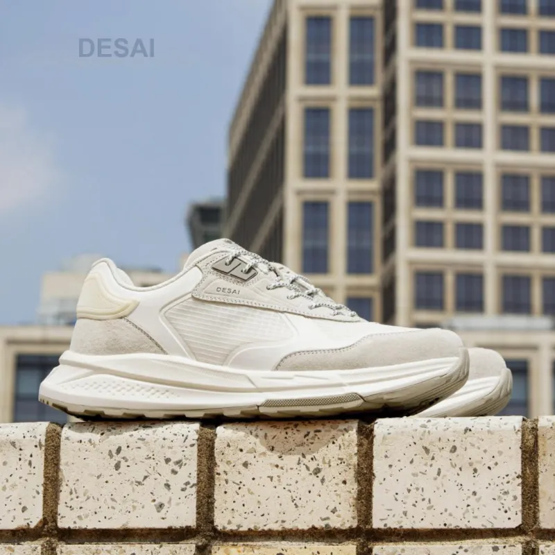 Desai Desai Anti-Slip Wear-Resistant Low-Top Chunky Sneakers Men's-6
