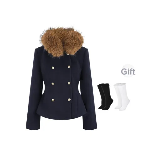 BSEVENI Вельвет Feel Пальто Женское