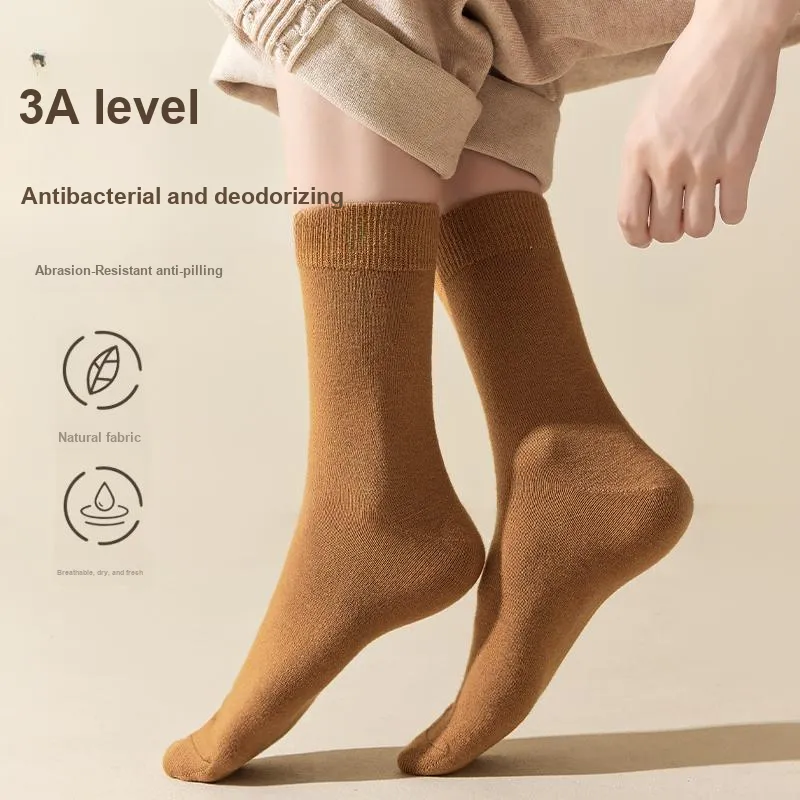 MIIOW Mid Calf Socks Women's 5 Pack-7