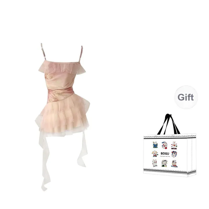 BDGU Slip Dresses Women's Pink-1