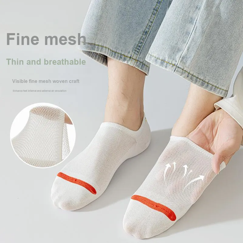 Cotton Gene No Show Socks Men's Combo Set-31