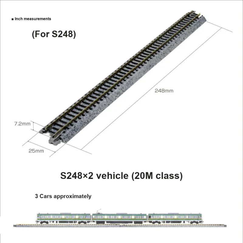 KATO N Gauge, Train, Track, Straight And Curved Rails, Railway Clothing Sets 20 864 Model Accessories-1