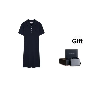 Tommy Hilfiger Short Sleeved Dress Women's Navy Blue