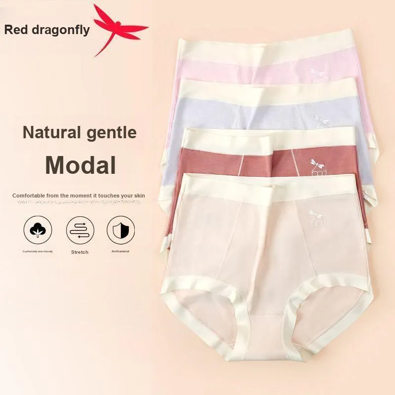 RED DRAGONFLY Modal Underpants Women's 4 Pack Gift Box Set-1