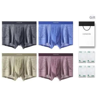 Clarkarida Underpants Men's 4 Pack Gift Box Set