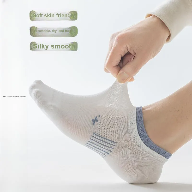 7 SEVFUN No Show Socks Men's 3 Pack-12