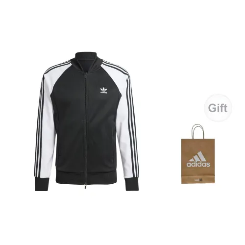 Adidas Jackets Men Black Gift Bag