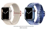 Apple Woven Strap-Starlight * Blueberry