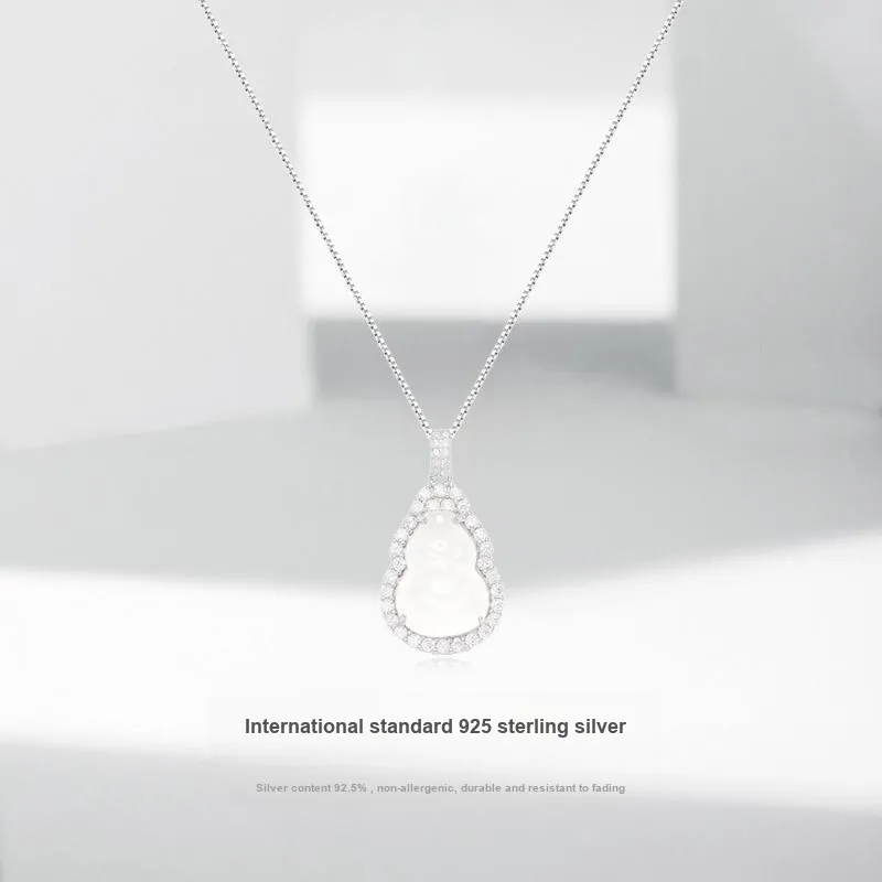 JUICY GRAPE Chalcedony Jade Necklaces Women's-2