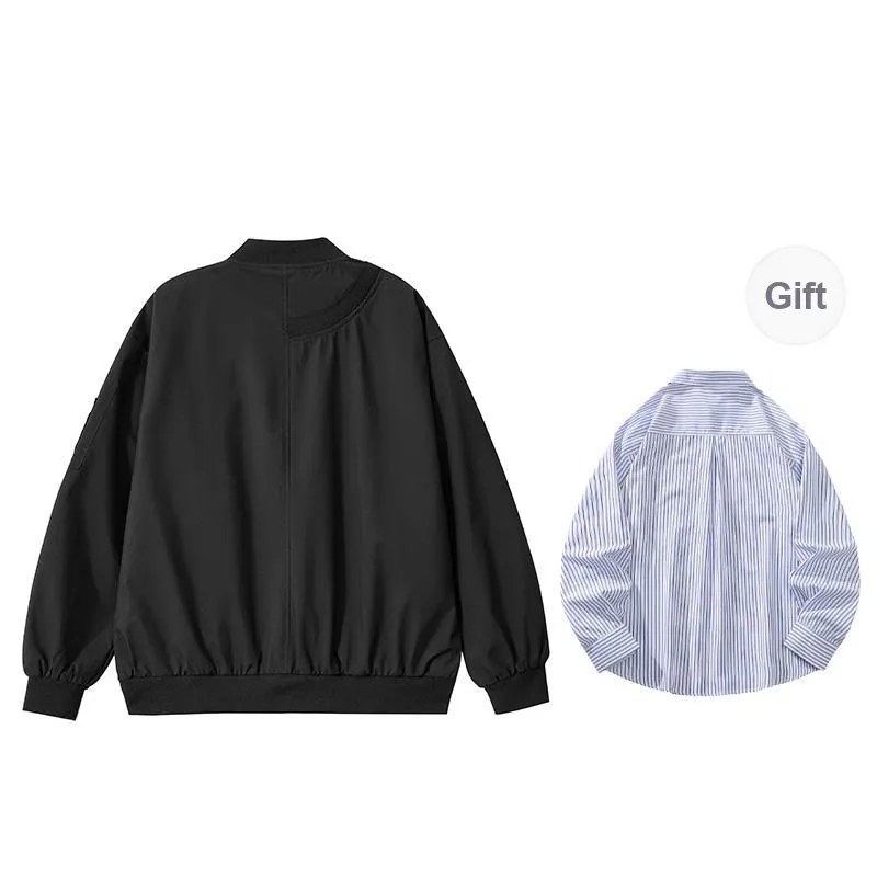OGEK Jackets Coats Unisex Black-1