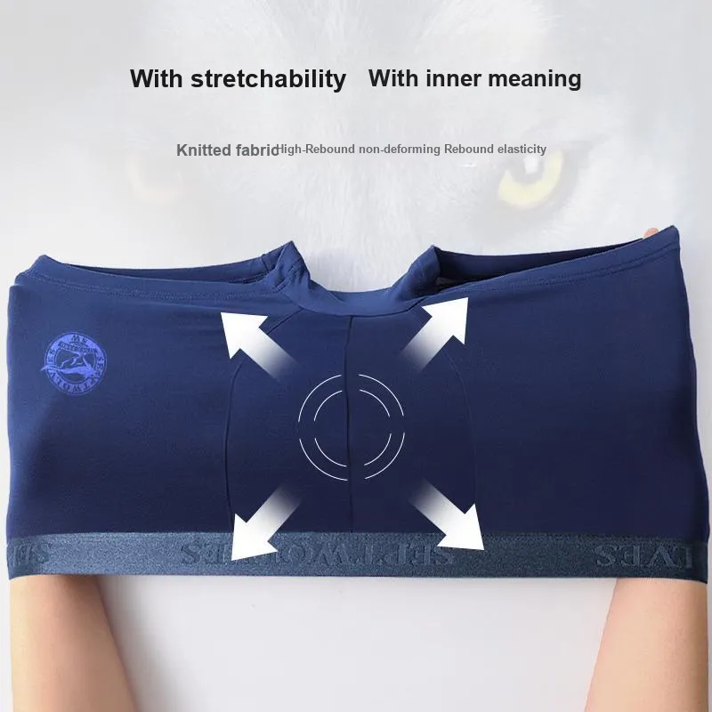 SEPTWOLVES Underwear Gift Box All Season Men's 4 Pack Gift Box Set+Shopping Bag-96