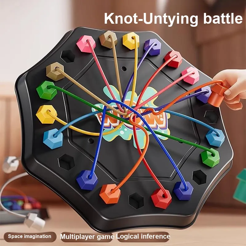TEMI Brain Building Knot Challenge, Brain Training, Logic Reasoning, Spatial Imagination Board Games-4