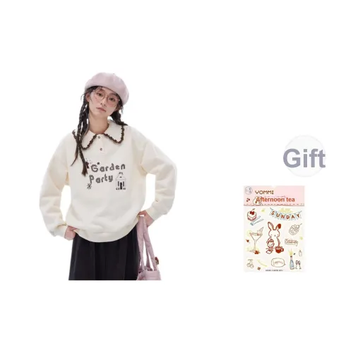 ZIHAN Бежевый Золото Женские Свитшоты