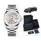 Silver Case White Dial Steel Band[Limited Sports Car Clothing Sets]