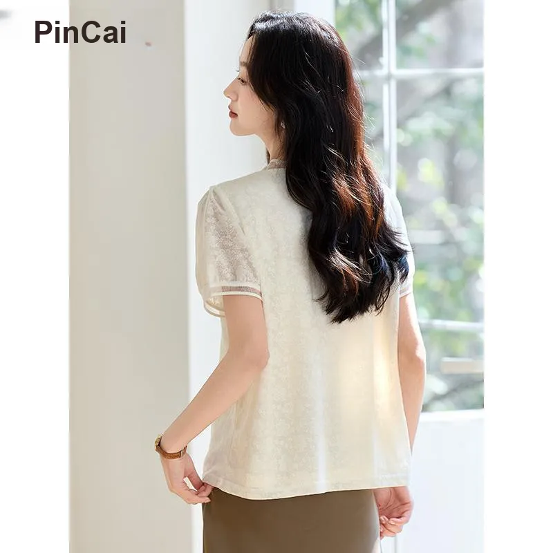 Taste The Color Puff Sleeve T Shirt Women's-6